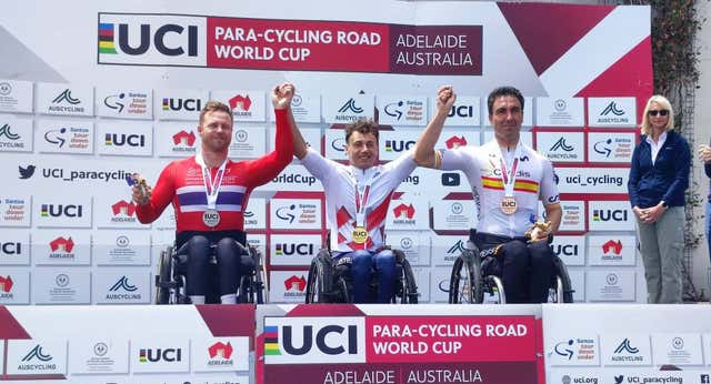España cierra con nueve medallas la Copa del Mundo de Adelaida de ciclismo paralímpico