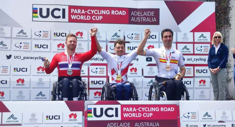 Luis Miguel García Marquina, bronce en handbikes.