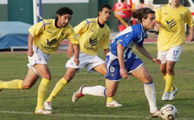 Francis Durán, en un partido con el Málaga.