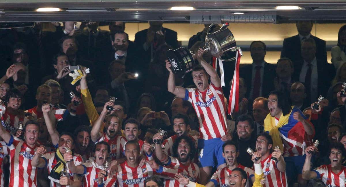 El Atlético de Madrid gana la Copa del Rey de 2013./EFE