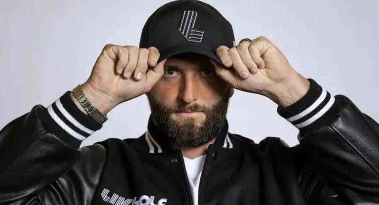 Jon Rahm, en su presentación como jugador del LIV Golf.