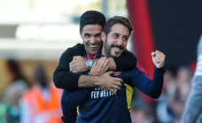 El secreto de los goles a balón parado del Arsenal... ¡es un analista de Arteta!