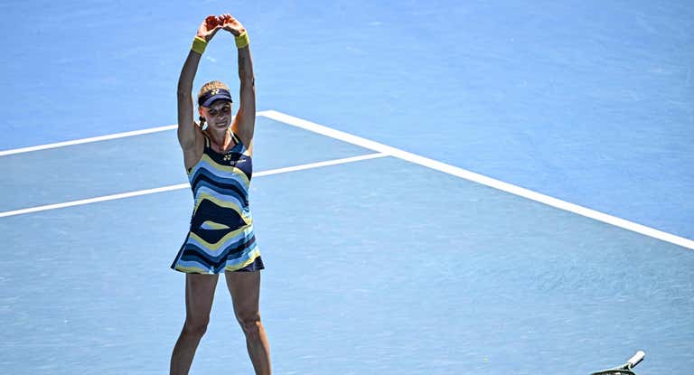 La ucraniana es la revelación del Open de Australia.