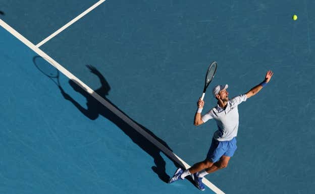 Novak Djokovic, diez veces campeón del Open de Australia.  AFP