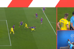 Munuera Montero anula un gol al Villarreal por fuera de juego... en un autopase