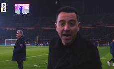 Xavi y el 'dónde está mi cámara' tras la revisión del VAR: «Es una vergüenza»