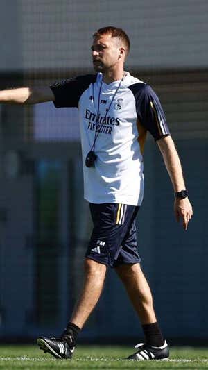 Francesco Mauri, técnico asistente del Real Madrid.