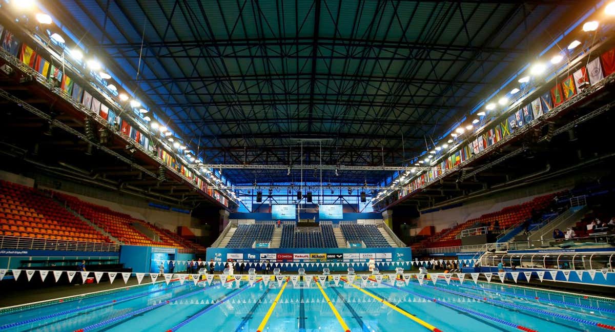 La piscina de los Mundiales de Doha. /GETTY