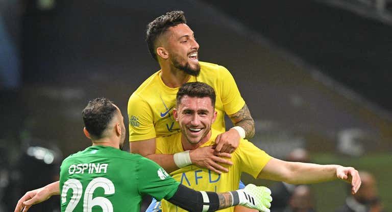 Laporte celebra su gol al Inter Miami.