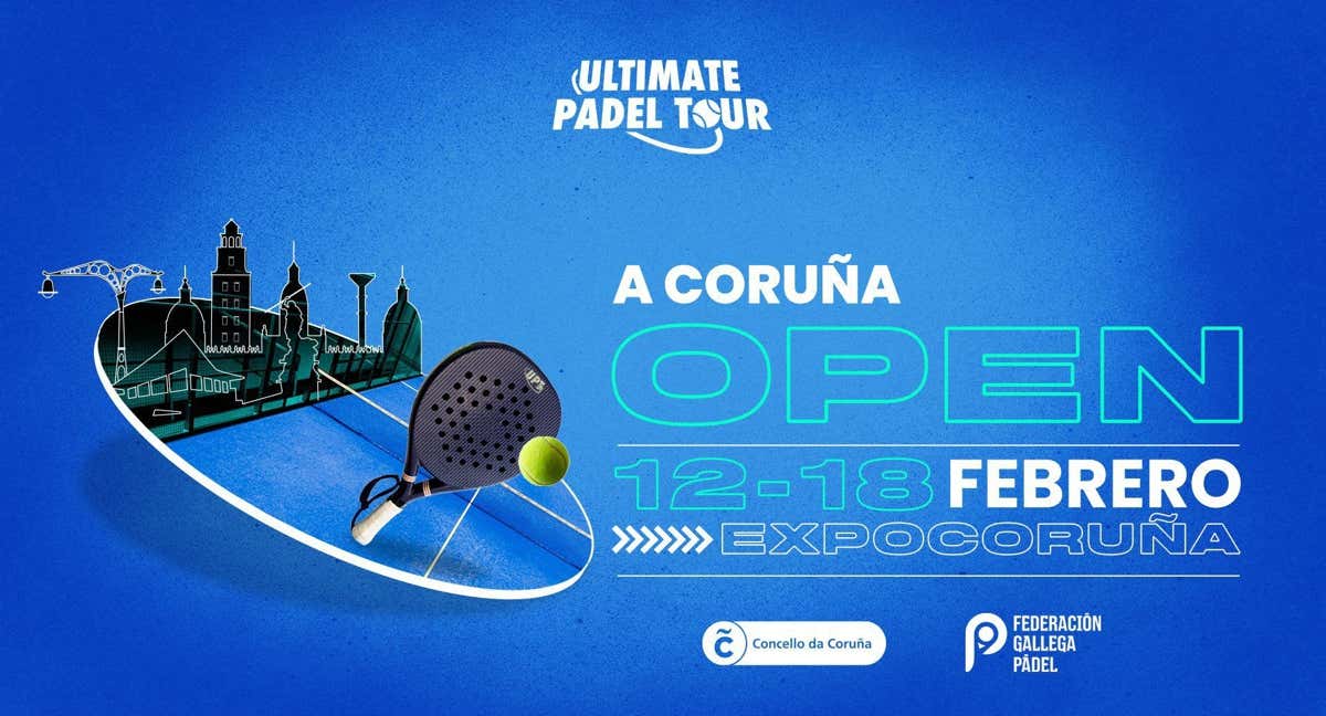Cartel promocional de la prueba de La Coruña.