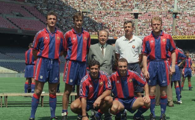 Prosinecki en el Barça en 1995. EFE