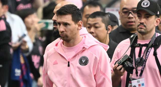 La suplencia de Messi en el último partido del Inter Miami provoca los abucheos y una investigación por el Gobierno de Hong Kong