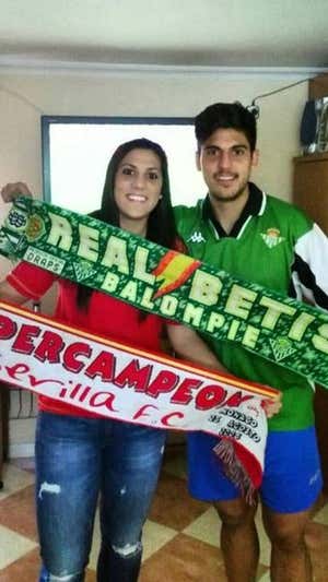 Cristina Martín-Prieto y su hermano.  INSTAGRAM