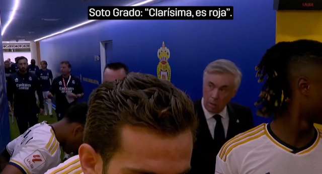 DAZN pide perdón por el ‘clarísima, es roja’ de Soto Grado sobre el manotazo de Rodrygo: ‘Transcribimos mal’