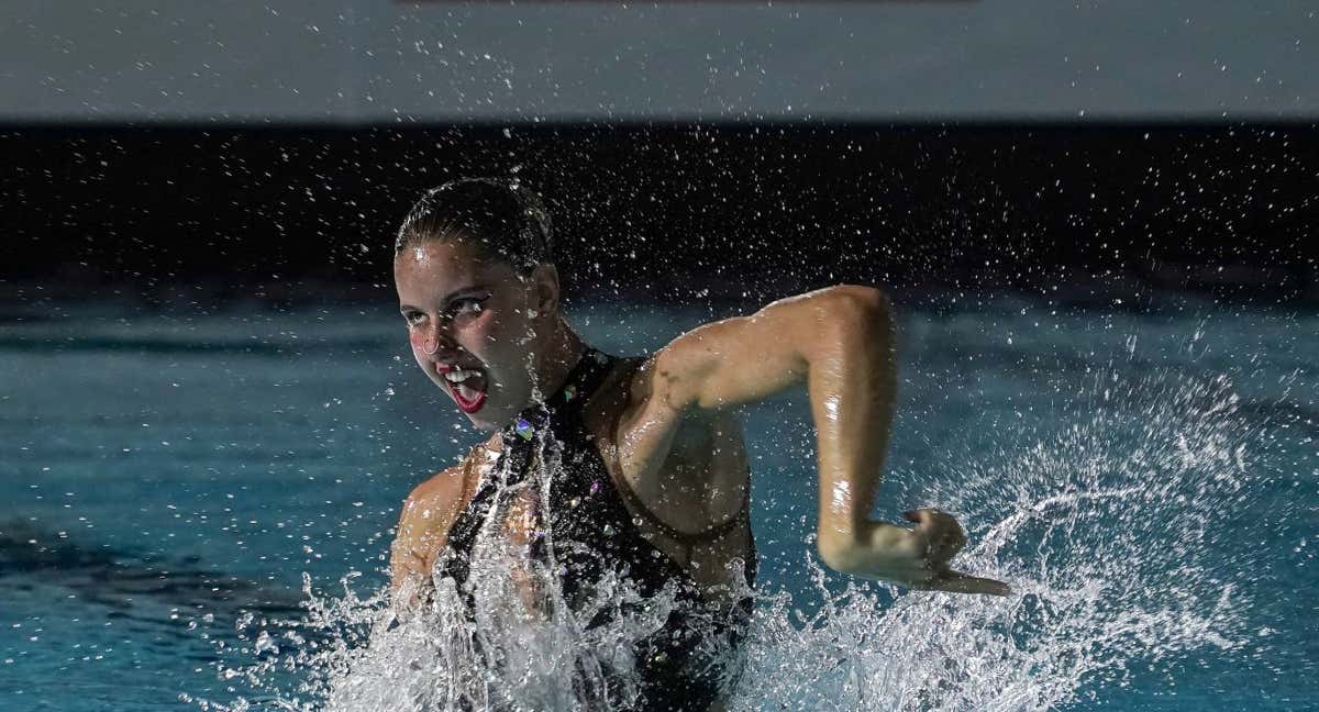 Iris Tió durante una competición./EFE