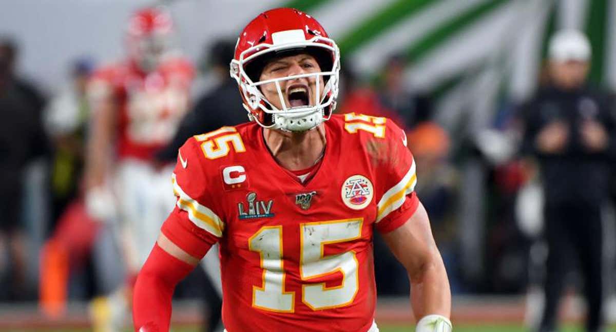 Patrick Mahomes en la Super Bowl de 2020/