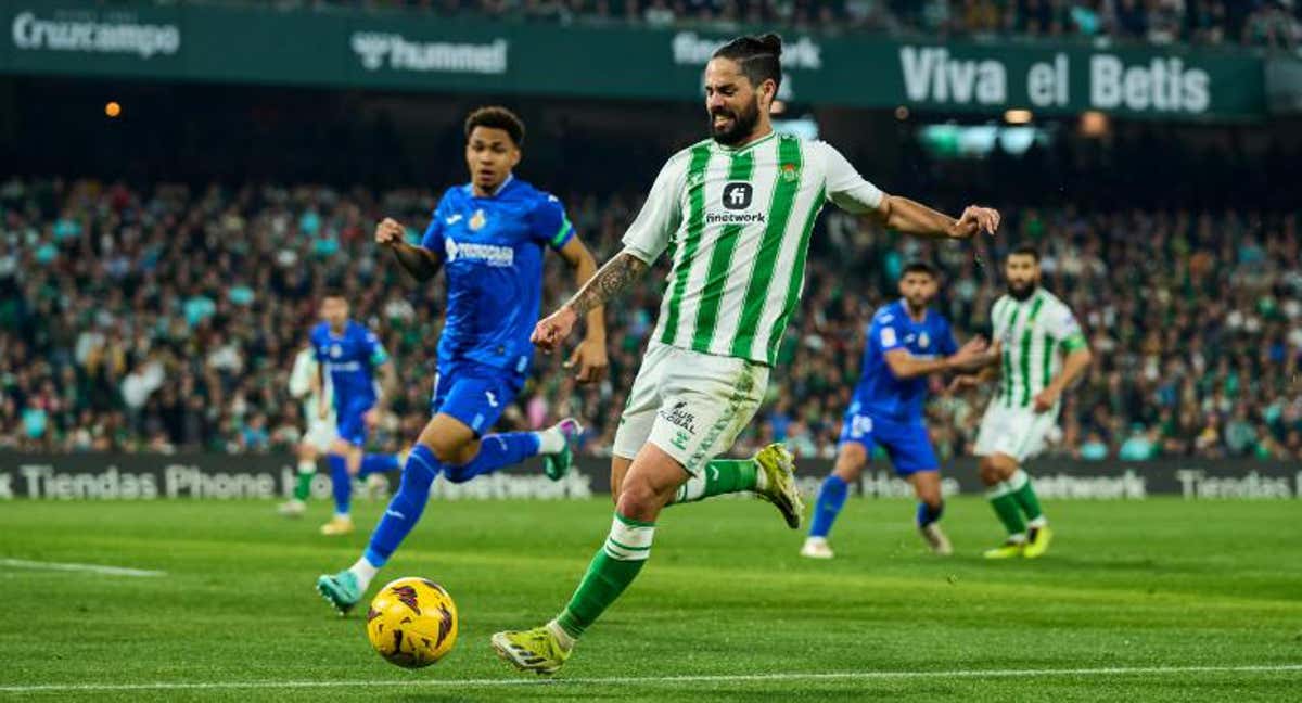 Isco, durante el Betis - Getafe.