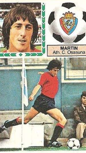 Cromo de Enrique Martín de la temporada 1983.84. Ediciones Este