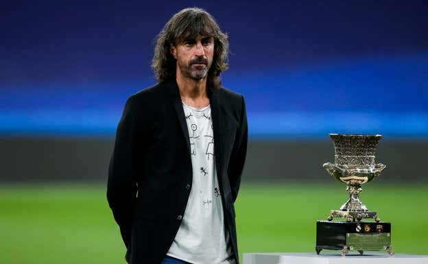 Amavisca, en una imagen actual, en el Santiago Bernabéu.  Getty
