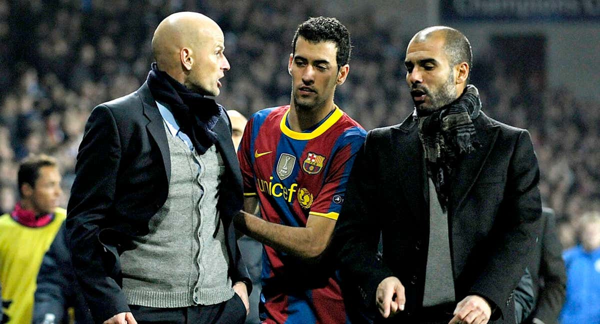 Solbakken se encargó con Guardiola en un partido de la Champions entre Barcelona y Copenhague.