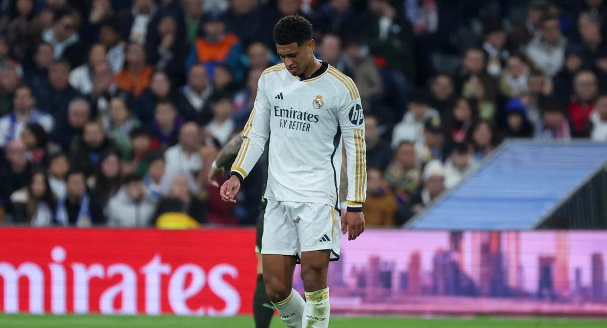 Jude Bellingham, durante el Real Madrid - Osasuna de LaLiga. /EFE / Kiko Huesca.