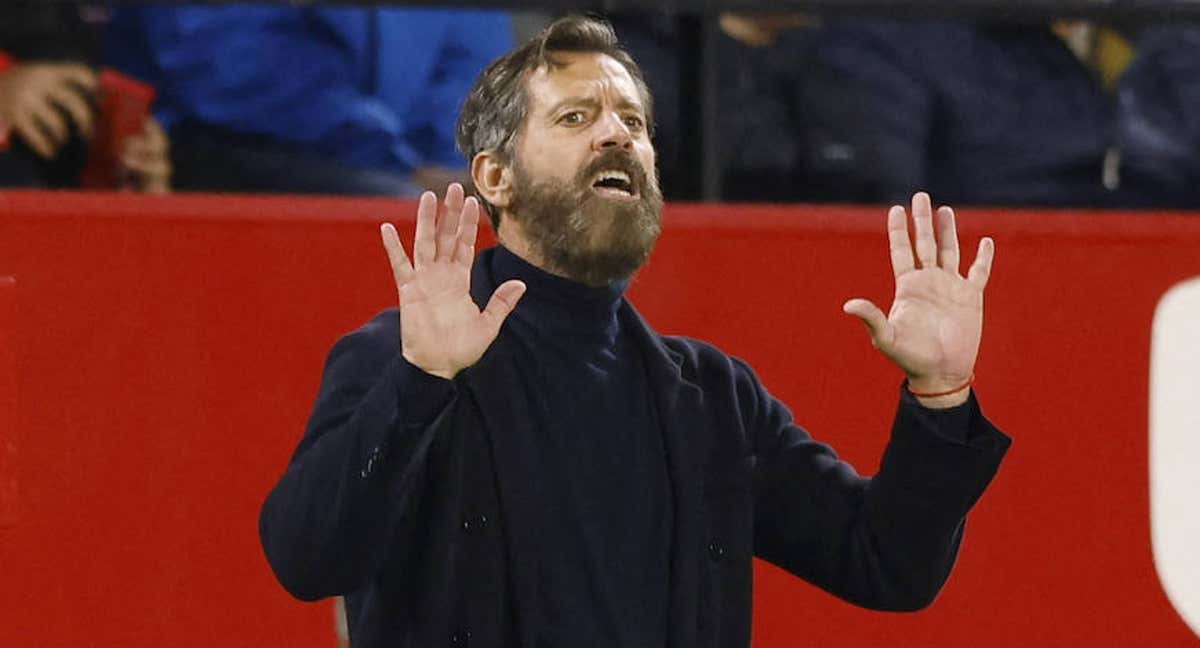 El entrenador del Sevilla, Quique Sánchez Flores./Reuters