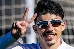 Diego López, operado hace seis días... ¡Gafas de sol y a entrenar!