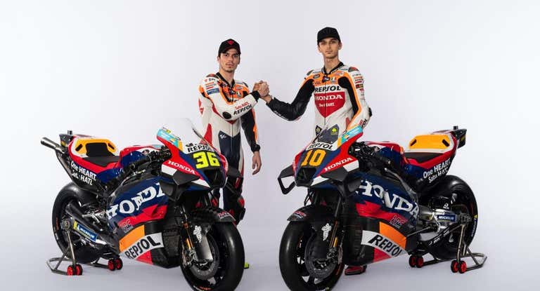 Joan Mir y Luca Marini, pilotos de Repsol Honda.