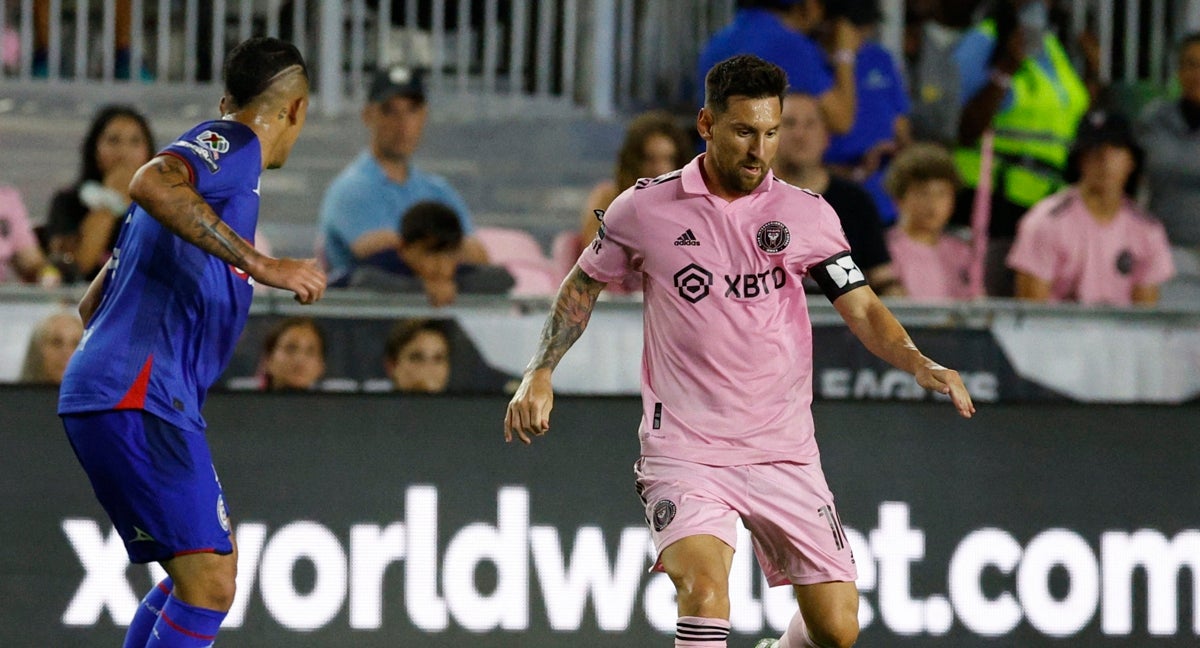 Messi, durante un partido de la MLS.