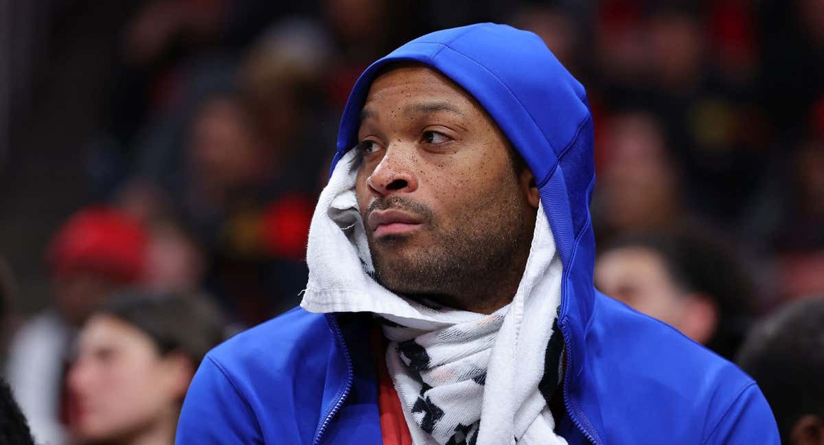 PJ Tucker, en el banquillo. /GETTY