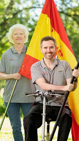 La judoka Marta Arce y el palista Álvaro Valera, abanderados en París 2024.