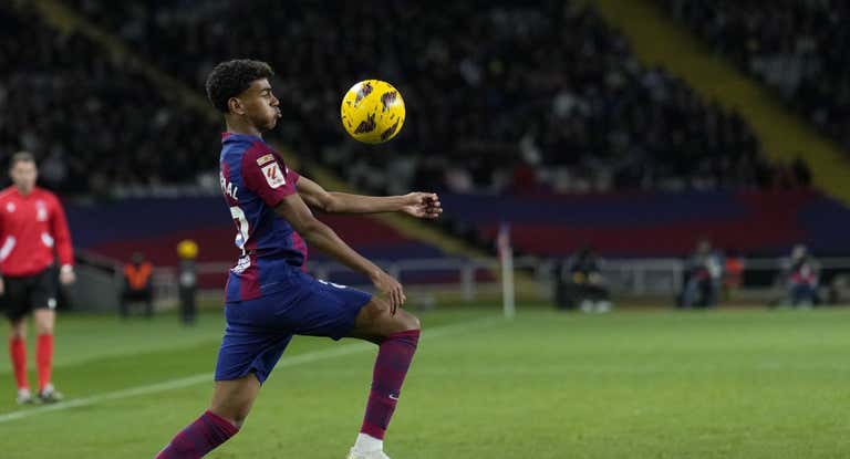 Lamine Yamal ha marcado cinco goles en lo que va de temporada.