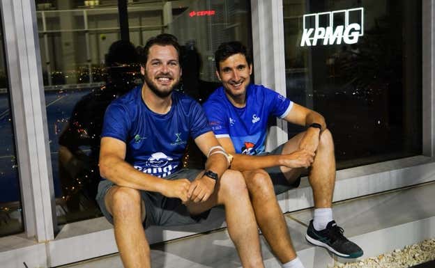 Manuel Sur y Javier Cardona, creadores de Padel Team Gourmet. RRSS