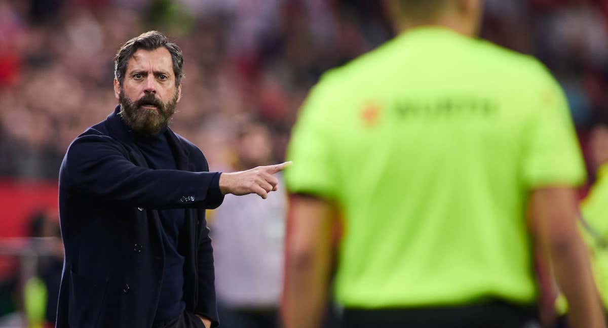 El entrenador del Sevilla, Quique Sánchez Flores./EP