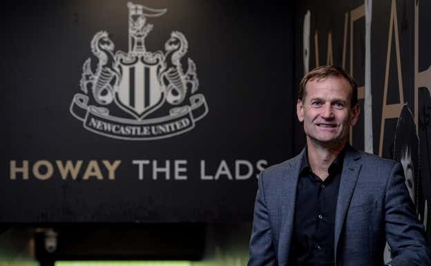 Dan Ashworth, en su presentación con el Newcastle. @NUFC