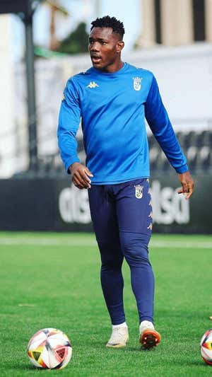 Uche, en un entrenamiento.  INSTAGRAM