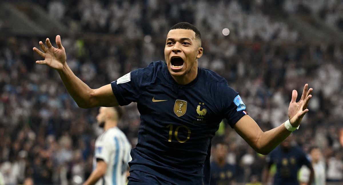 Mbappé tiene un palmarés envidiable con la Selección de Francia y el PSG.