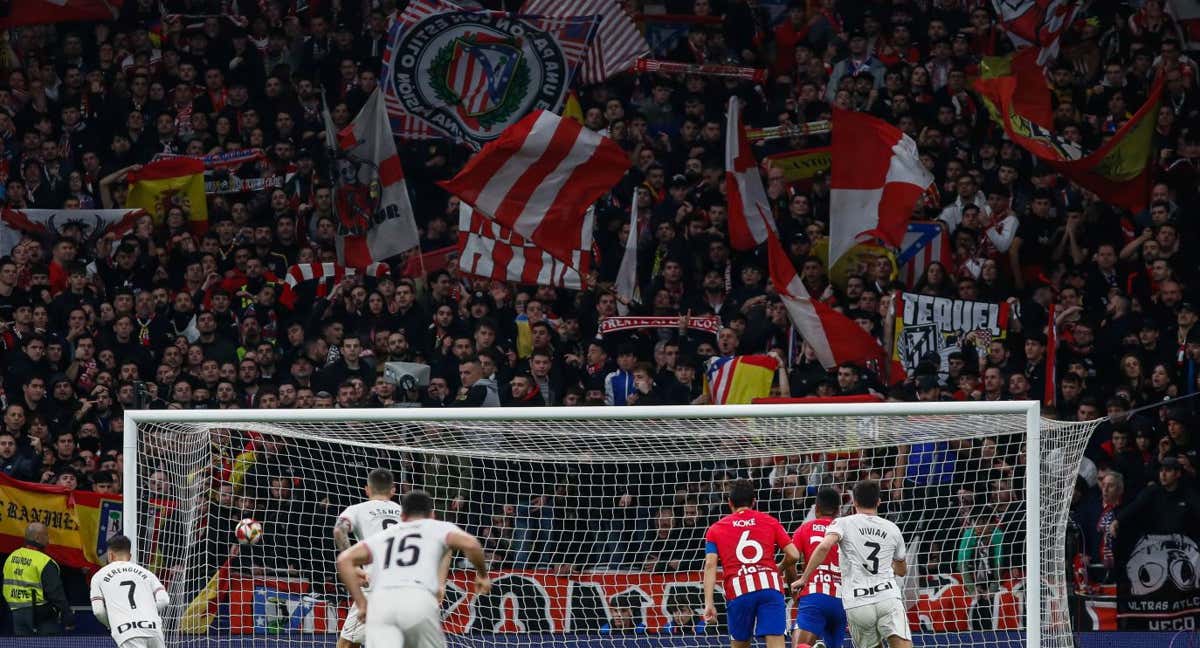 Imagen del Atlético - Athletic de la ida de Copa del Rey.