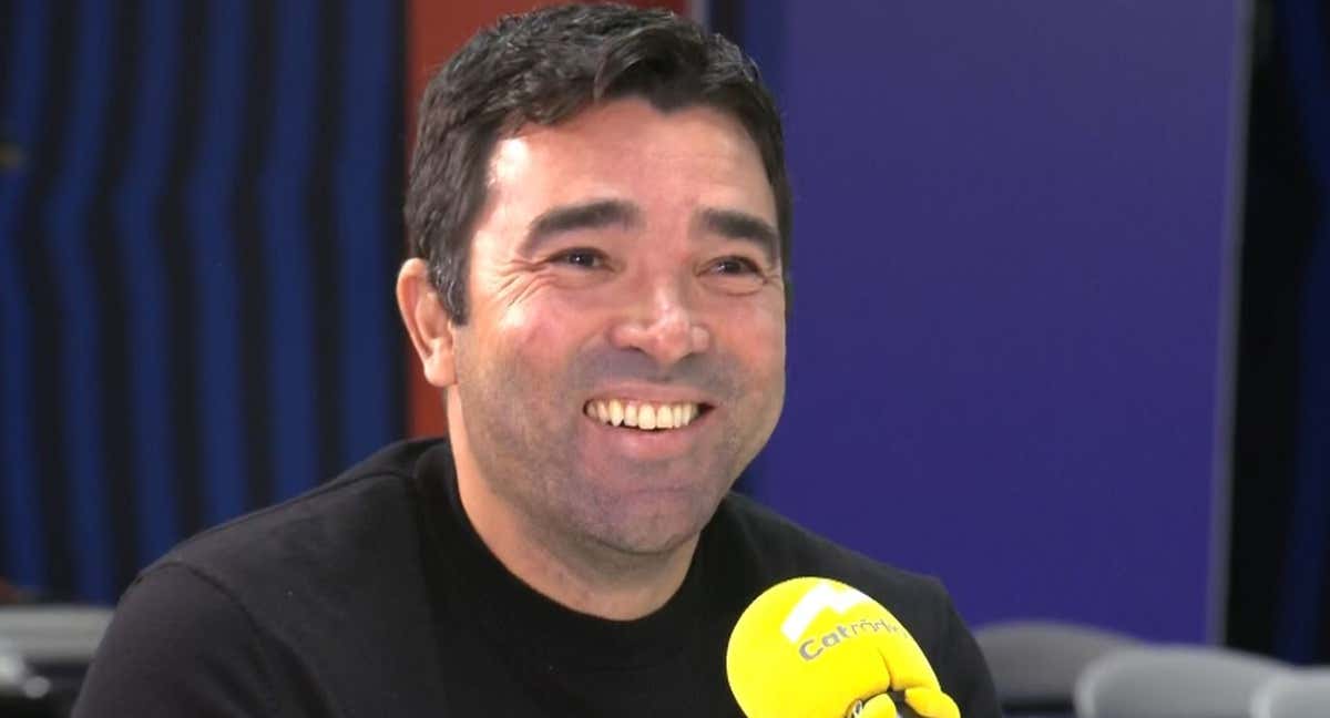 Deco durante la entrevista en Catalunya Ràdio. /