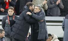 Un agujero insólito y una 'indirecta' de Simeone para explicar la debacle del Atlético