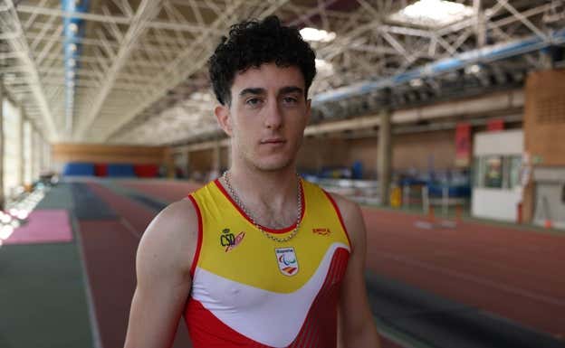El velocista español Alberto Ávila.  RELEVO / Salvador Fenoll