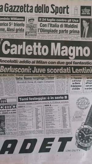 Cuando Capello le hizo 'un Modric' a Ancelotti en su último año como futbolista