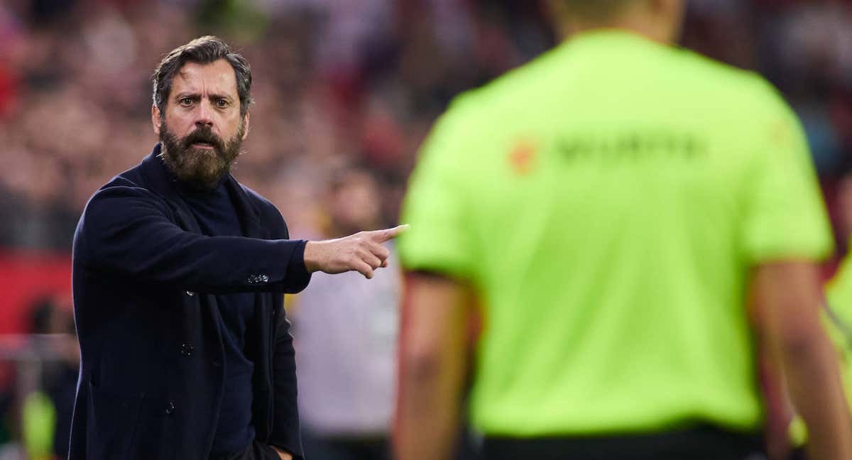 El entrenador del Sevilla, Quique Sánchez Flores./EP