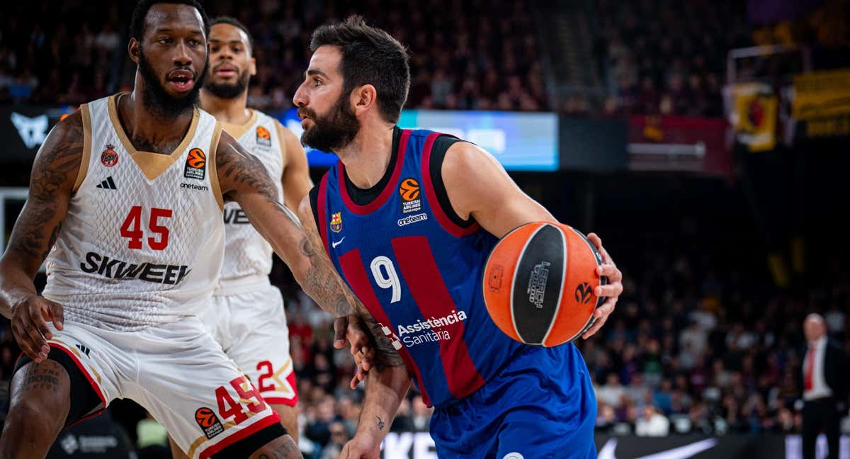 Ricky Rubio disputó sus primeros minutos con el Barça esta temporada/ BARÇA