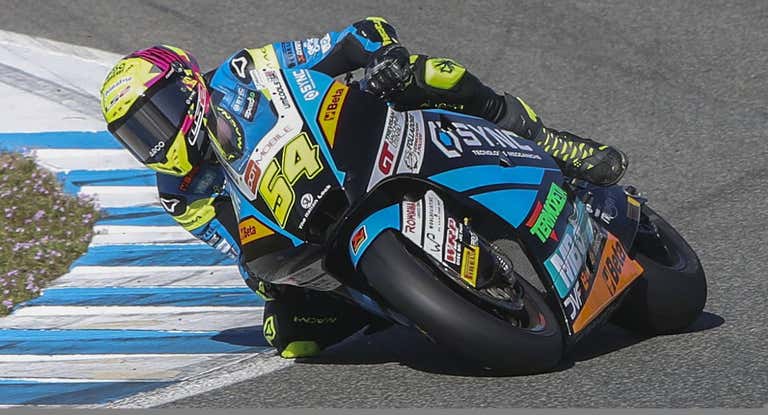 Fermín Aldeguer, en los test celebrados en Jerez.