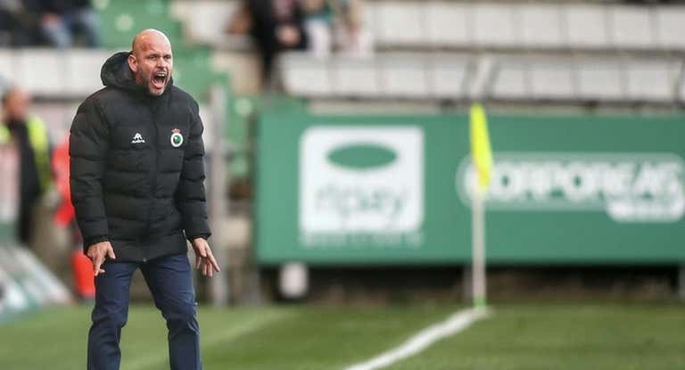 José Alberto, entrenador del Racing de Santander.