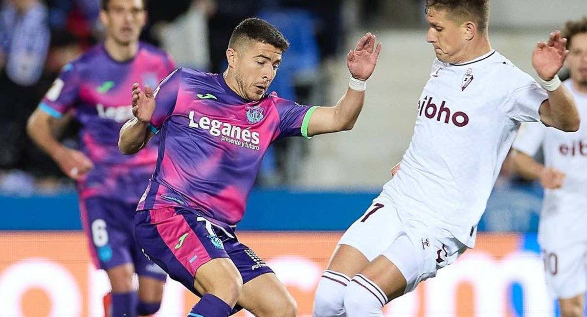 El Eibar asalta Butarque contra el Leganés.