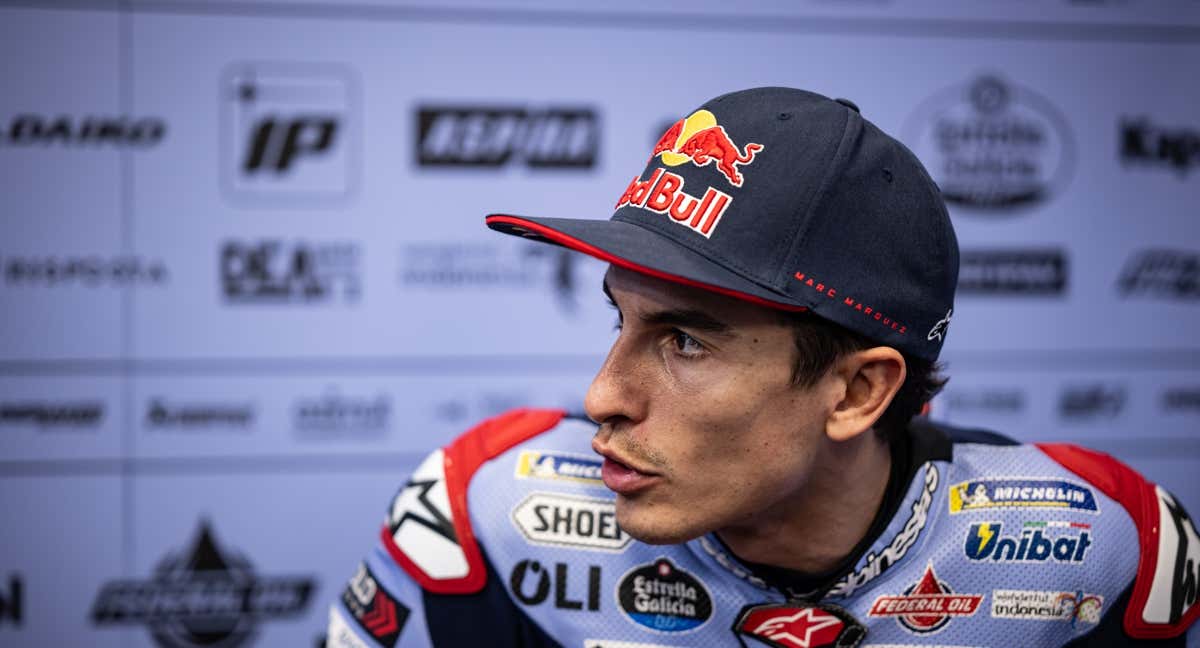 Marc Márquez en el pasado test de Qatar.