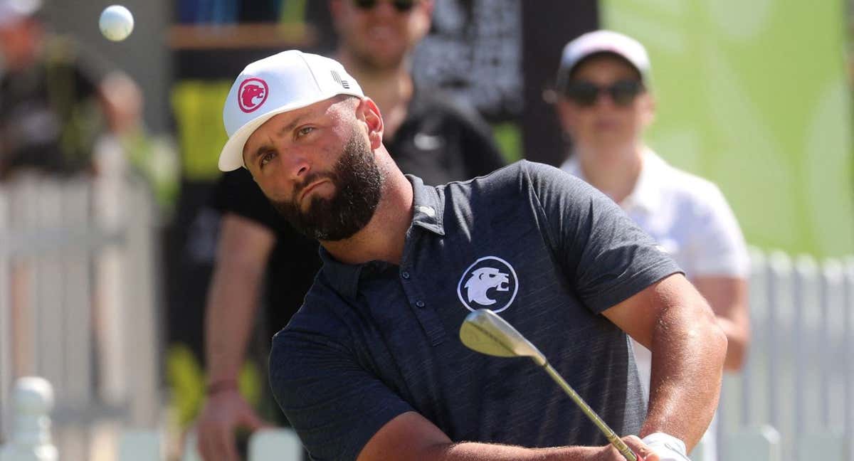 Jon Rahm durante su primer torneo del LIV Golf en México./Reuters