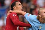 Dos mastodontes que pasan del 1,90 y de los 90 kilos: Van Dijk vs Haaland, el mejor duelo del mundo-mundial